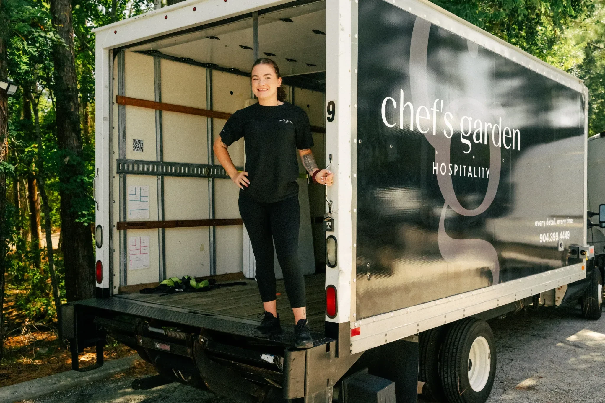 Chef's Garden Catering & Events on-location branding photography