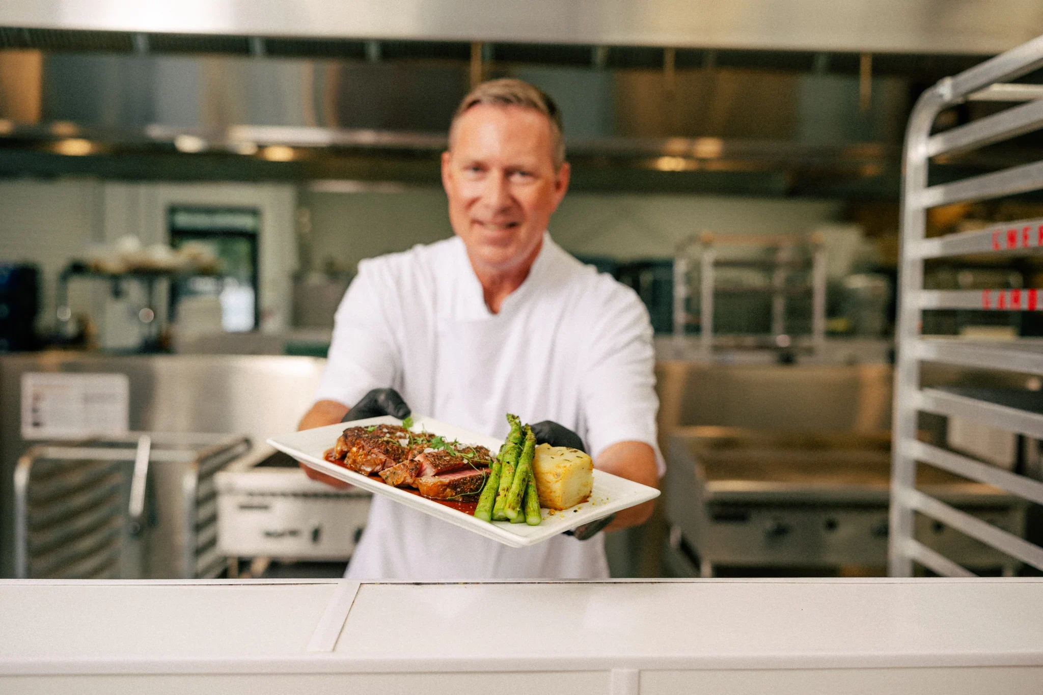 Chef's Garden Catering & Events on-location branding photography