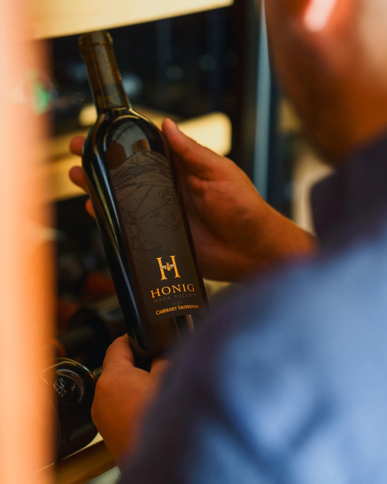 Hospitality branding detail at Collage