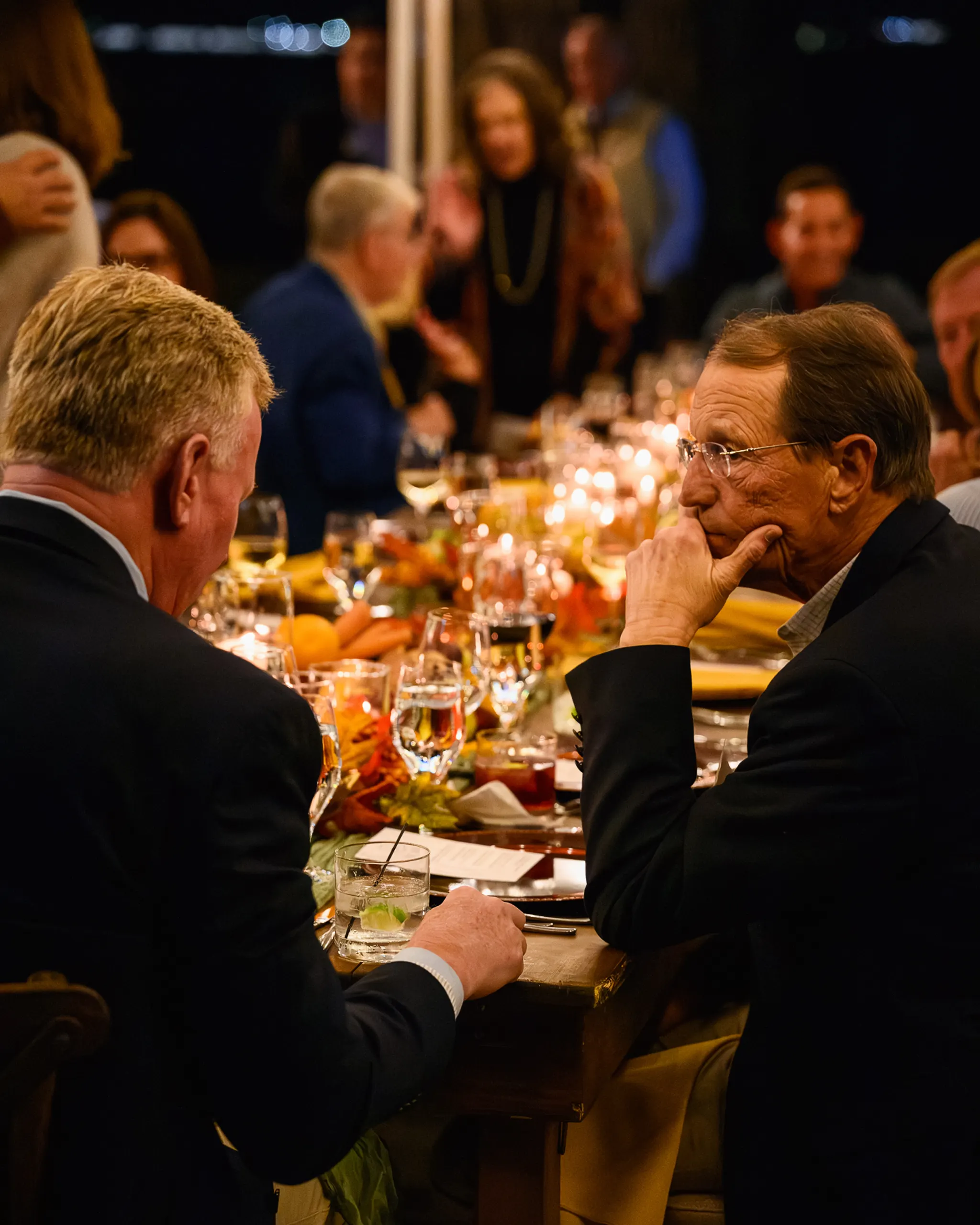 Appetizer course at harvest dinner