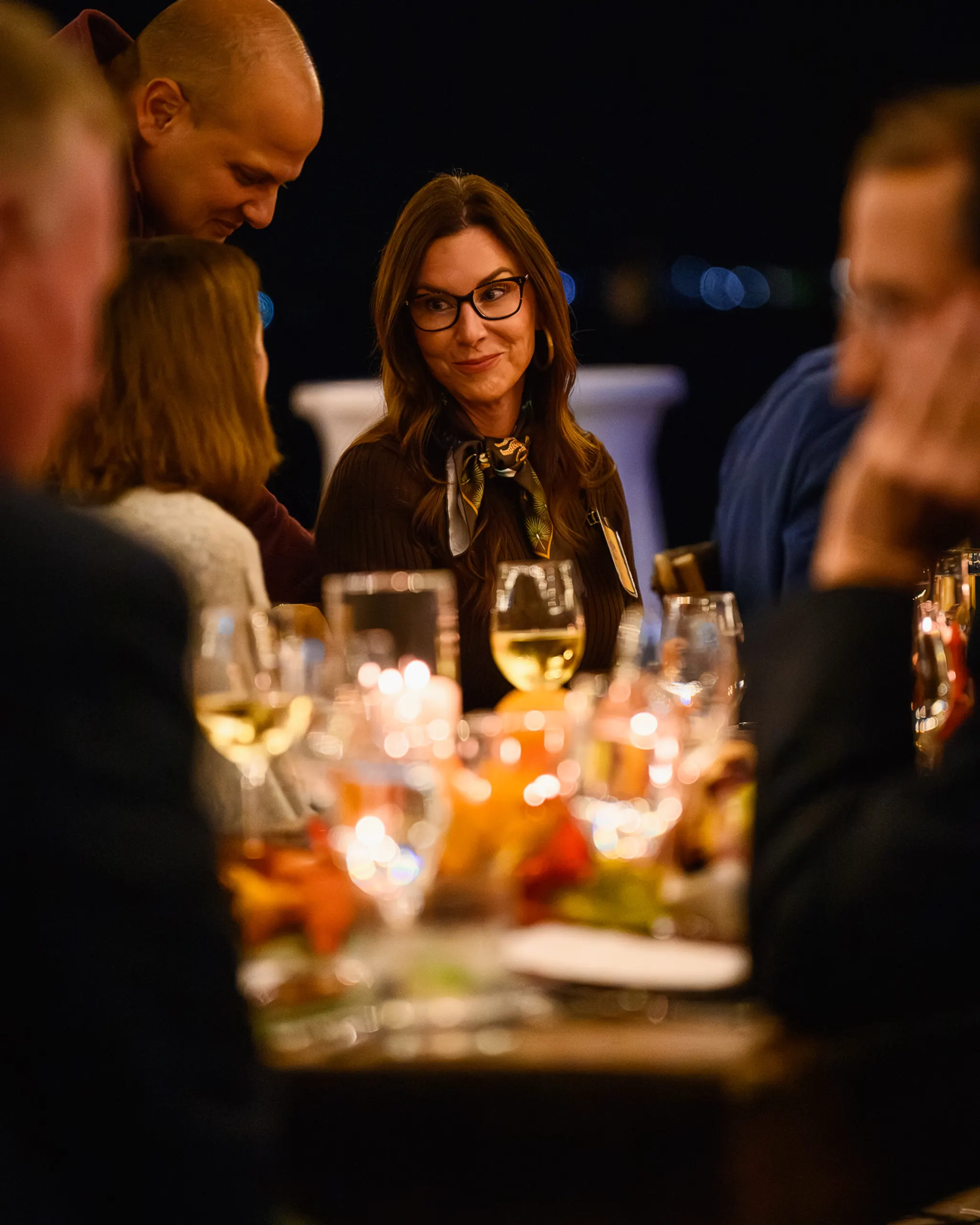 Course service at Bolles dinner