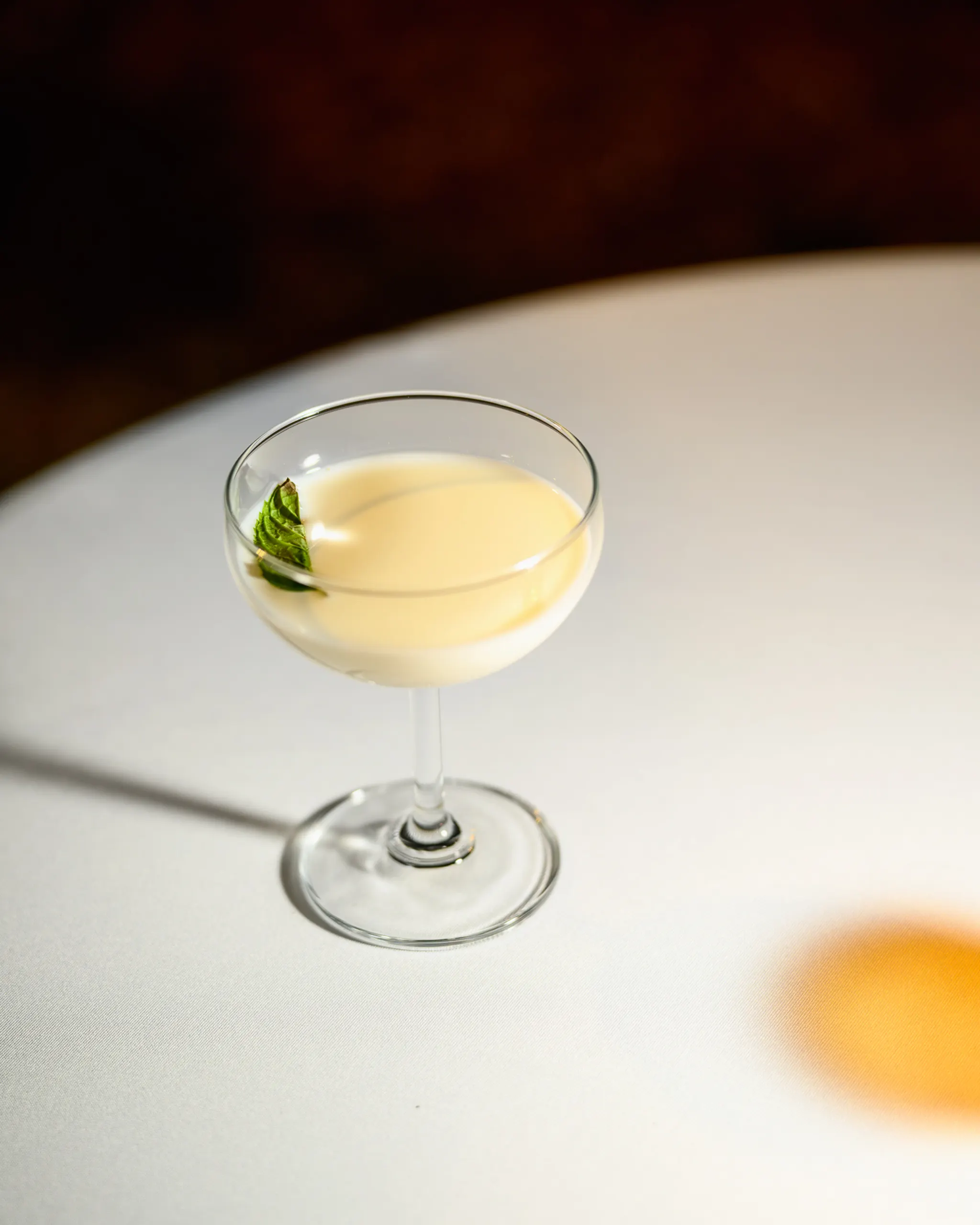 Signature cocktail close-up detail