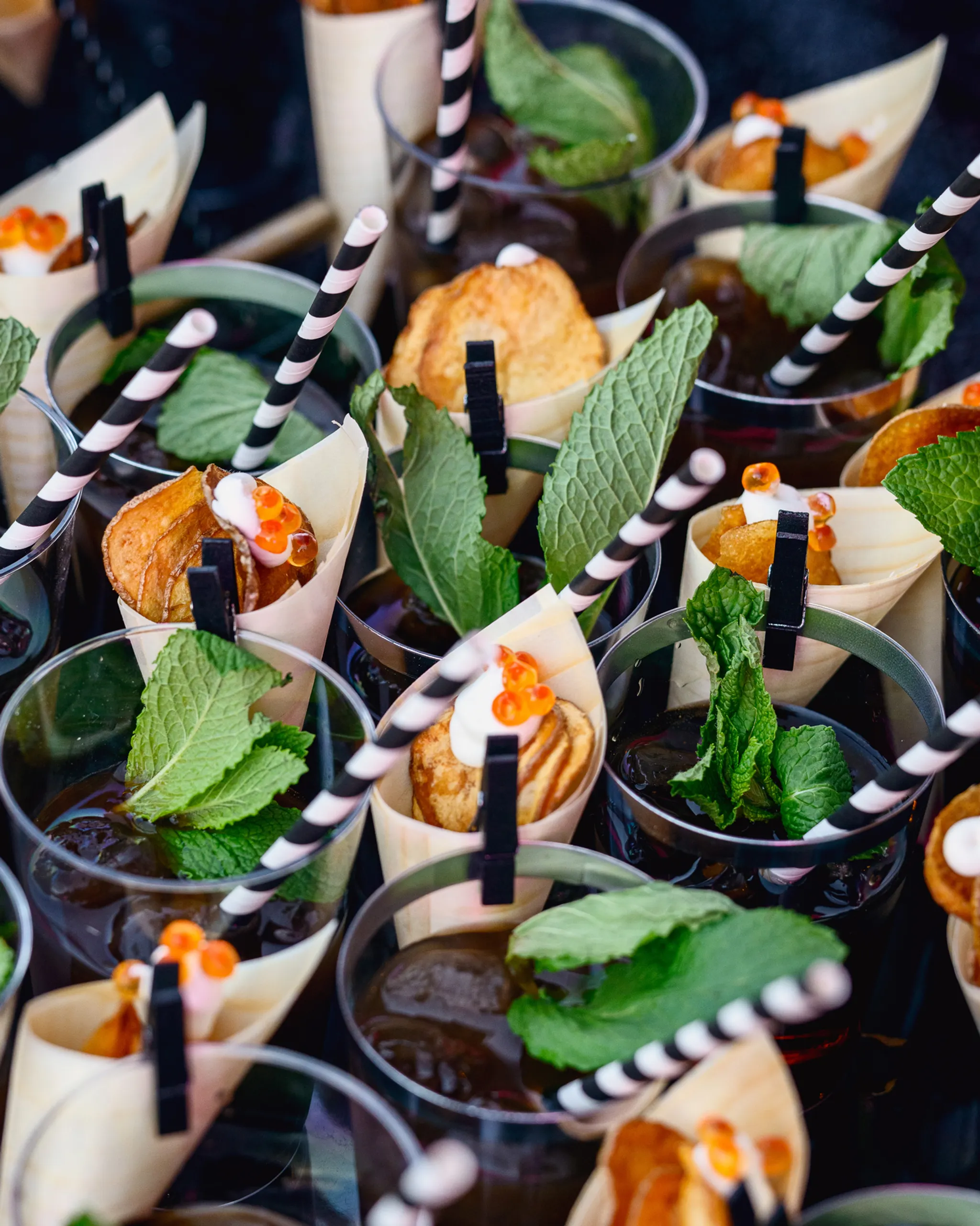 Dessert presentation at PRI event