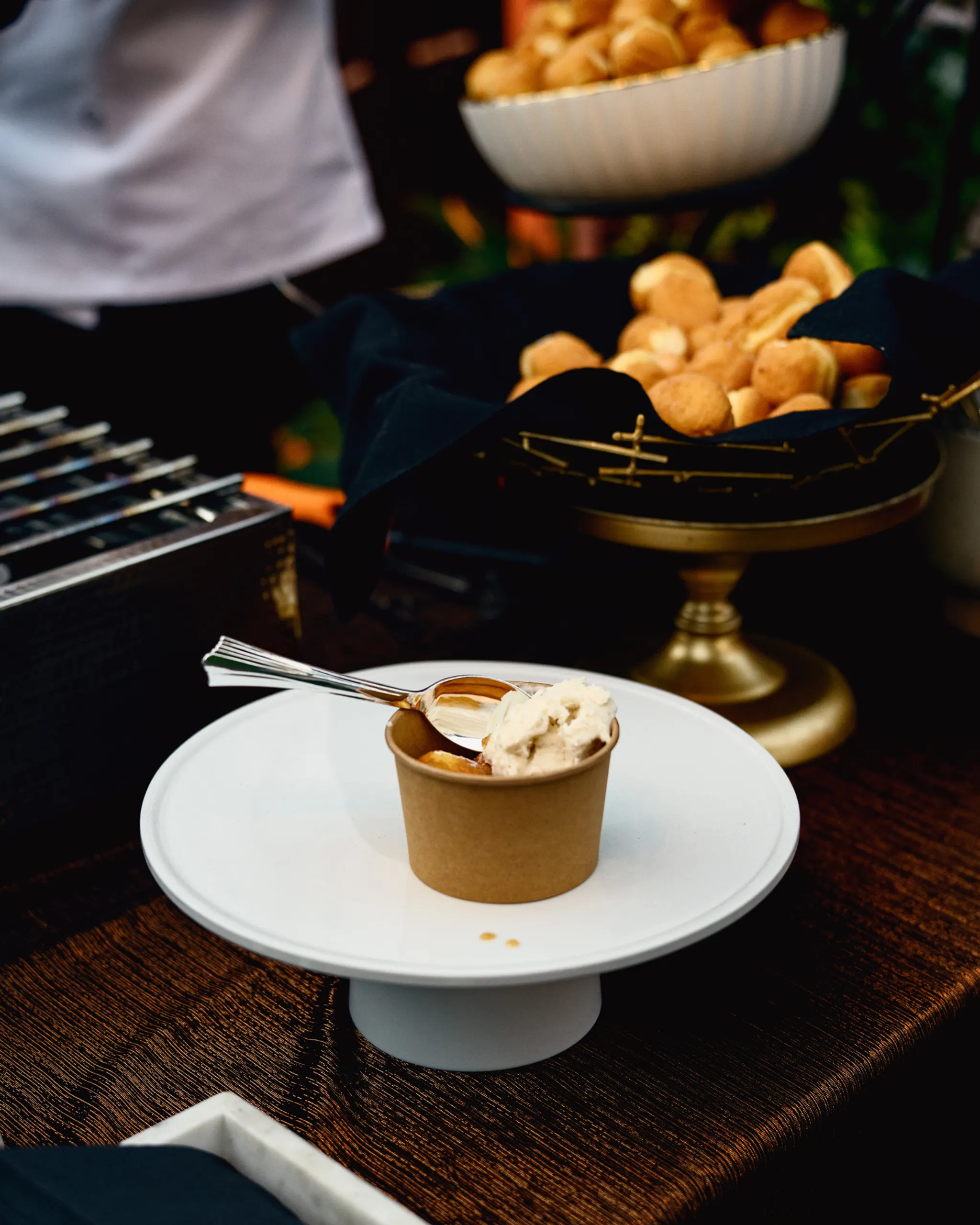 Donuts with ice cream at PRI event