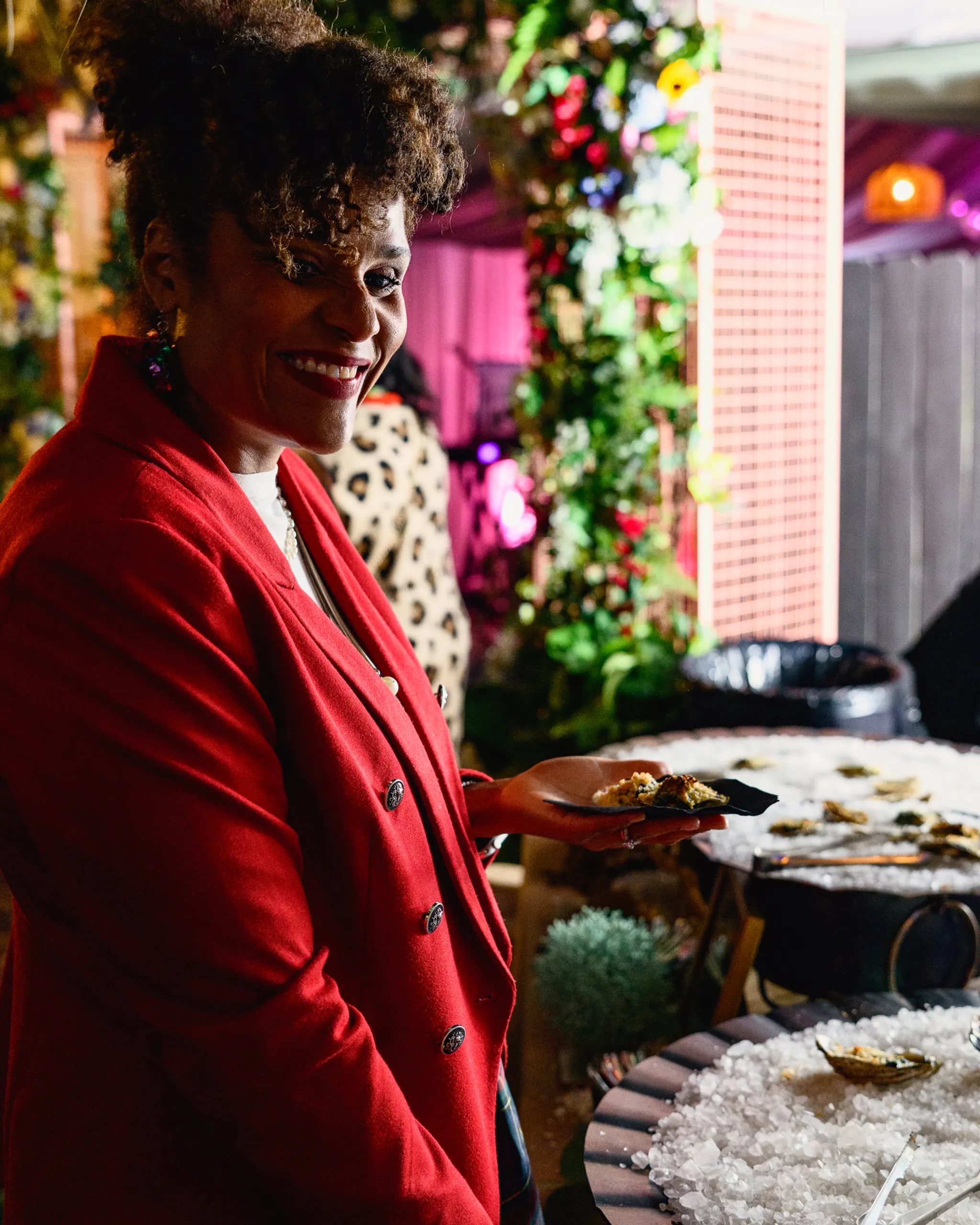 Excited about oysters at PRI event