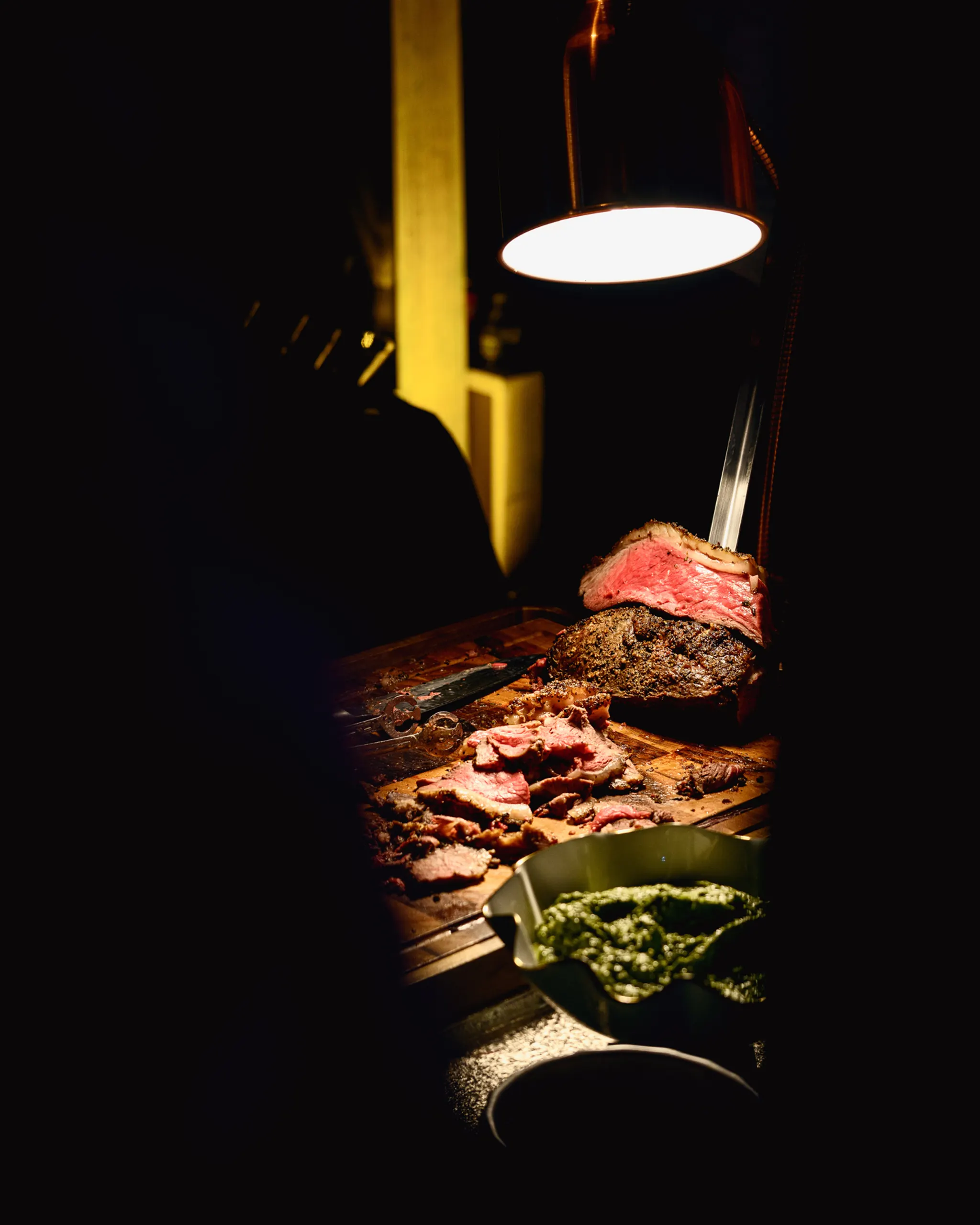 Framing steak frites at PRI industry event