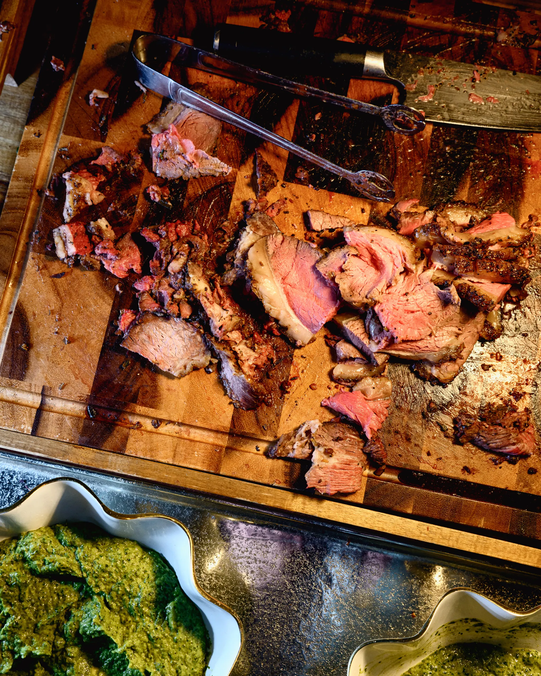 Messy food presentation at PRI event