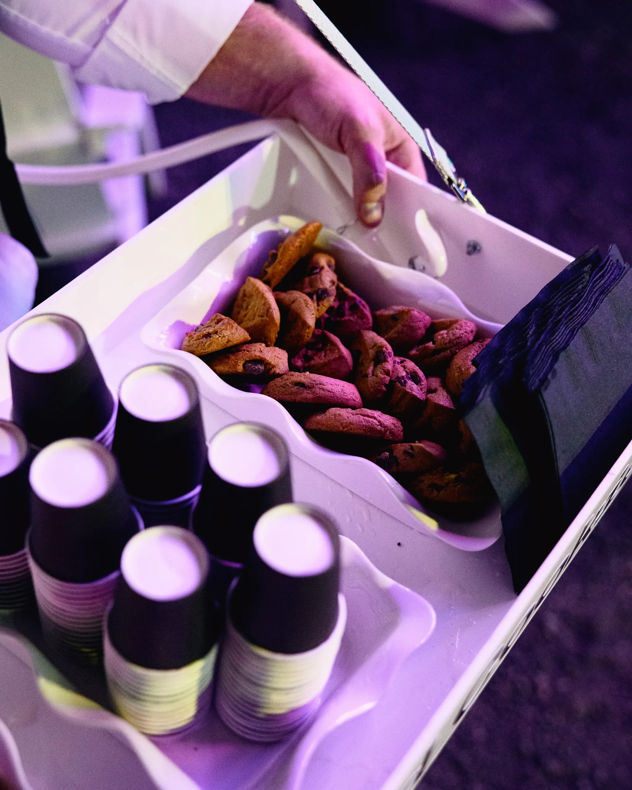 Milk cocktail at PRI event Citri San Marco