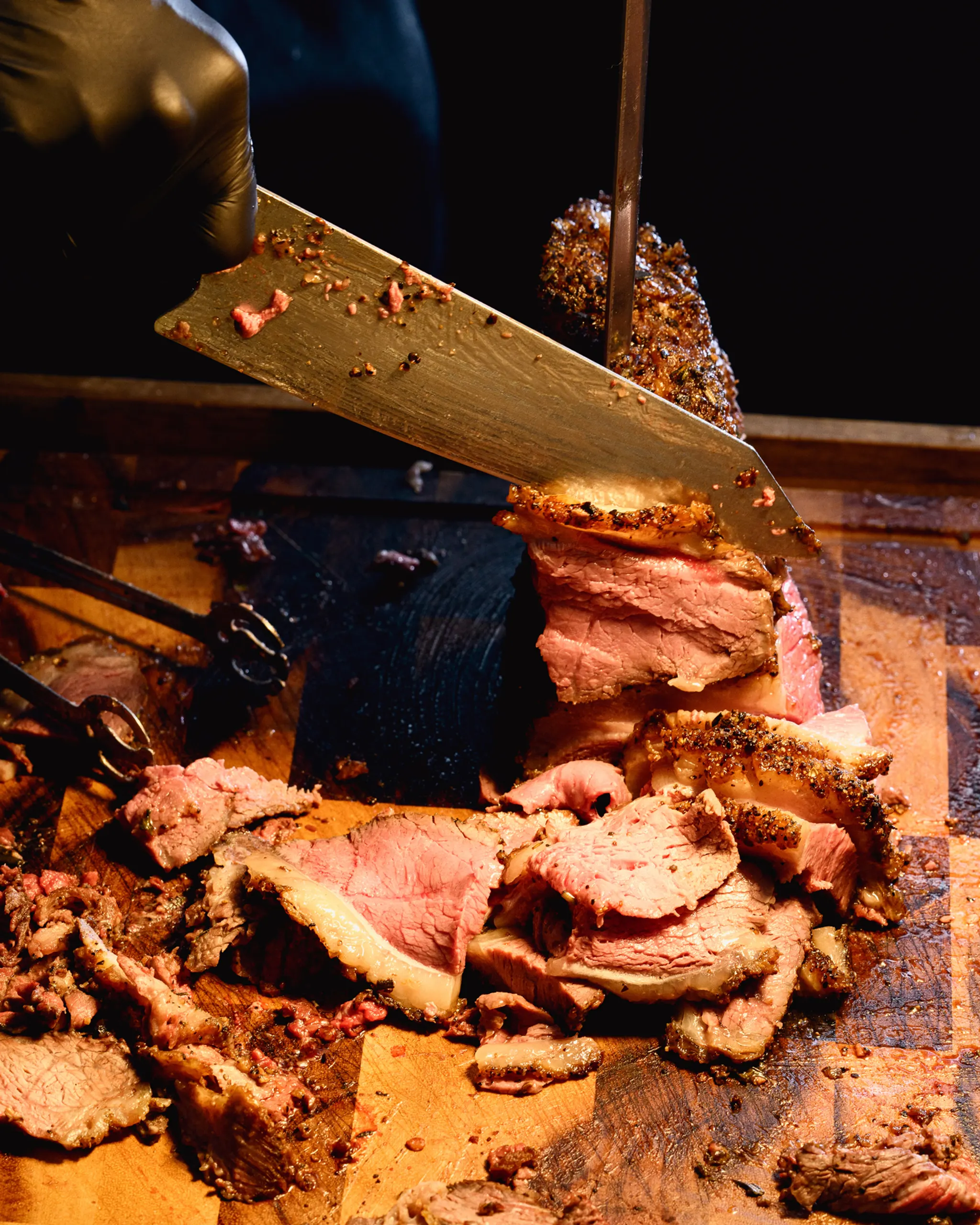 Pizza slice at PRI event