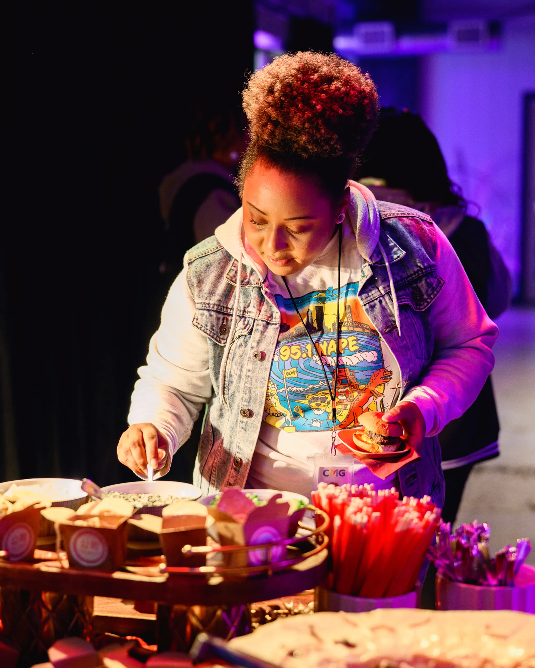 Large selection buffet display at Citri